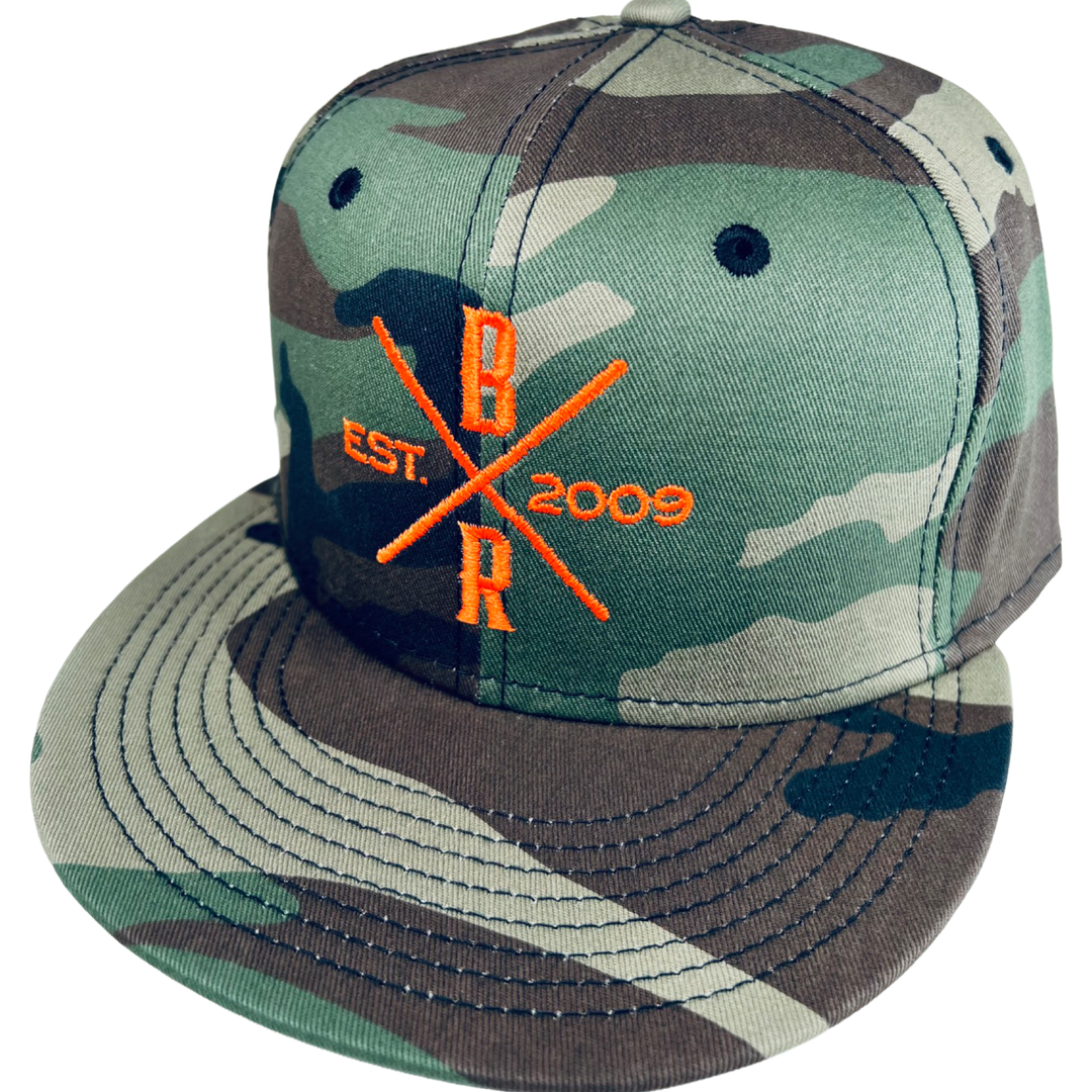 CAMO CROSSROADS SNAPBACK – Blackred Headwear display picture 2